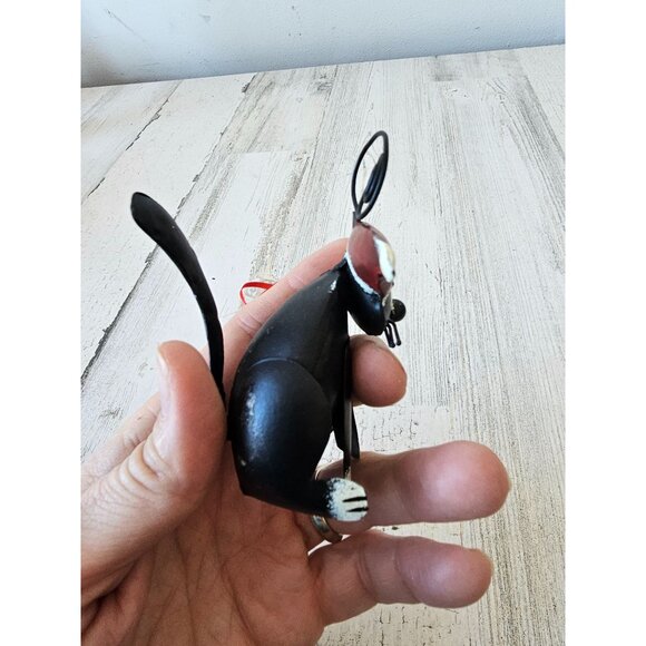 Vintage cat fishbone metal decor ornament set‎ Xmas tree - Picture 8 of 11